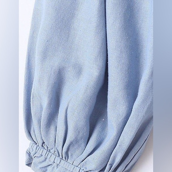 Forever 21 Square Neck Puff-Sleeves Crop Top - Picture 5 of 11